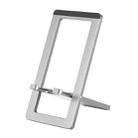 H18 Multifunctional Portable Phone Tablet Desktop Folding Stand(Silver) - 1