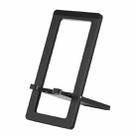H18 Multifunctional Portable Phone Tablet Desktop Folding Stand(Black) - 1