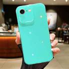 For iPhone SE 2022 / SE 2020 / 7 / 8 Jelly Glitter Solid Color TPU Phone Case(Green) - 1