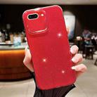 For iPhone 7 Plus / 8 Plus Jelly Glitter Solid Color TPU Phone Case(Red) - 1