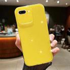 For iPhone 7 Plus / 8 Plus Jelly Glitter Solid Color TPU Phone Case(Yellow) - 1