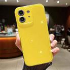 For iPhone 11 Jelly Glitter Solid Color TPU Phone Case(Yellow) - 1