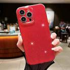 For iPhone 12 Pro Jelly Glitter Solid Color TPU Phone Case(Red) - 1