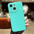 For iPhone 13 Jelly Glitter Solid Color TPU Phone Case(Green) - 1