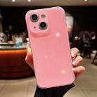For iPhone 13 Jelly Glitter Solid Color TPU Phone Case(Pink) - 1