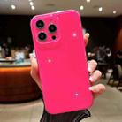 For iPhone 13 Pro Jelly Glitter Solid Color TPU Phone Case(Rose Red) - 1