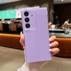 For Samsung Galaxy A15 5G Jelly Glitter Solid Color TPU Phone Case(Purple) - 1