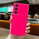 For Samsung Galaxy S24 FE 5G Jelly Glitter Solid Color TPU Phone Case(Rose) - 1