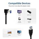 JUNSUNMAY USB 3.0 A Male to USB 3.0 B Male Adapter Cable Cord 1.6ft/0.5M for Docking Station, External Hard Drivers, Scanner, Printer and More(Right) - 3
