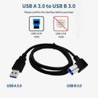 JUNSUNMAY USB 3.0 A Male to USB 3.0 B Male Adapter Cable Cord 1.6ft/0.5M for Docking Station, External Hard Drivers, Scanner, Printer and More(Right) - 4