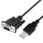 JUNSUNMAY 6 Feet RS232 DB9 Female to USB 2.0 Cable Only Use for Programmable Logic Controller - 1