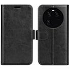 For OPPO Find X6 R64 Texture Horizontal Flip Leather Phone Case(Black) - 1