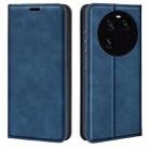 For OPPO Find X6 Retro-skin Magnetic Suction Leather Phone Case(Dark Blue) - 1