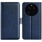 For OPPO Find X6 Pro Dual-side Magnetic Buckle Leather Phone Case(Dark Blue) - 1