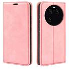 For OPPO Find X6 Pro Retro-skin Magnetic Suction Leather Phone Case(Pink) - 1