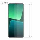 For Xiaomi 13 Pro / 13 Ultra 2pcs ENKAY Hat-Prince Heat Bending Side Glue Tempered Glass Full Film - 1