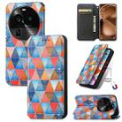 For OPPO Find X6 Pro CaseNeo Colorful Magnetic Leather Phone Case(Rhombus Mandala) - 1