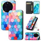 For OPPO Find X6 CaseNeo Colorful Magnetic Leather Phone Case(Colorful Cube) - 1