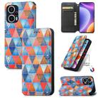 For Redmi Note 12 Turbo CaseNeo Colorful Magnetic Leather Phone Case(Rhombus Mandala) - 1