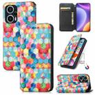 For Redmi Note 12 Turbo CaseNeo Colorful Magnetic Leather Phone Case(Magic Space) - 1