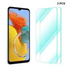 For Samsung Galaxy A24 4G 2pcs ENKAY 0.26mm 9H 2.5D High Aluminum-silicon Tempered Glass Film - 1