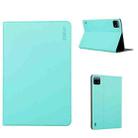 For Xiaomi Pad 6 / Pad 6 Pro ENKAY Leather Stand Smart Tablet Case(Cyan) - 1