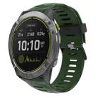 For Garmin Enduro 26mm Camouflage Printed Silicone Watch Band(Army Green+Army Camouflage) - 1