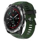 For Garmin Descent MK 2i 26mm Camouflage Printed Silicone Watch Band(Army Green+Army Camouflage) - 1