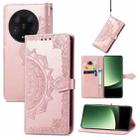 For Xiaomi 13 Ultra Mandala Flower Embossed Leather Phone Case(Rose Gold) - 1
