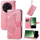 For Xiaomi 13 Ultra Butterfly Love Flower Embossed Leather Phone Case(Pink) - 1