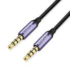 NORTHJO MTM04 4 Pole 3.5mm Male to Male Stereo Audio Aux Cable, Length:1m - 1