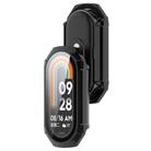 For Xiaomi Mi Band 8 ENKAY Hat-Prince Full Coverage PC Frame + Tempered Glass Film Watch Case(Black) - 3