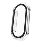 For Xiaomi Mi Band 8 ENKAY Hat-Prince Full Coverage PC Frame + Tempered Glass Film Watch Case(Transparent) - 2