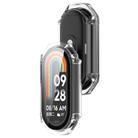 For Xiaomi Mi Band 8 ENKAY Hat-Prince Full Coverage PC Frame + Tempered Glass Film Watch Case(Transparent) - 3