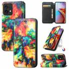 For For Motorola Moto X40 CaseNeo Colorful Magnetic Leather Phone Case(Colorful Cloud) - 1