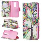 Colored Drawing Pattern Horizontal Flip Leather Case for Nokia 4.2,with Holder & Card Slots & Wallet(Tree of Life) - 1