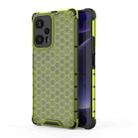 For Xiaomi Redmi Note 12S 4G Shockproof Honeycomb Phone Case(Green) - 1