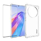 For Honor X40 5G / X9a 5G / Magic5 Lite 5G ENKAY Hat-Prince Transparent TPU Shockproof Phone Case with Glass Film - 1