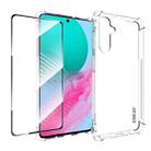For Samsung Galaxy M54 5G ENKAY Hat-Prince Transparent TPU Shockproof Phone Case with Glass Film - 1