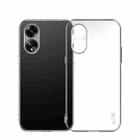 For OPPO A1 5G MOFI Ming Series Ultra-thin TPU Phone Case(Transparent) - 1