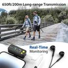 4G Memory Wireless Charging Microphone Collar Clip Microphone - 3