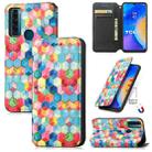 For TCL 20 SE CaseNeo Colorful Magnetic Leather Phone Case(Magic Space) - 1