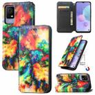 For TCL 405 CaseNeo Colorful Magnetic Leather Phone Case(Colorful Cloud) - 1