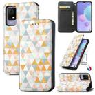 For TCL 405 CaseNeo Colorful Magnetic Leather Phone Case(Rhombus) - 1