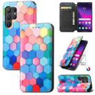 For Samsung Galaxy S24 Ultra 5G CaseNeo Colorful Magnetic Leather Phone Case(Colorful Cube) - 1