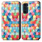 For Samsung Galaxy M55 CaseNeo Colorful Magnetic Leather Phone Case(Magic Space) - 2