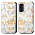 For Samsung Galaxy M55 CaseNeo Colorful Magnetic Leather Phone Case(Rhombus) - 2