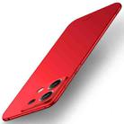 For Xiaomi Redmi Note 13 5G MOFI Micro-Frosted PC Ultra-thin Hard Phone Case(Red) - 1