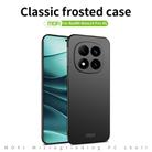 For Xiaomi Redmi Note 14 Pro 4G MOFI Micro-Frosted PC Ultra-thin Hard Phone Case(Black) - 3