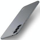 For Samsung Galaxy S25 5G MOFI Fandun Series Frosted PC Ultra-thin All-inclusive Phone Case(Gray) - 1